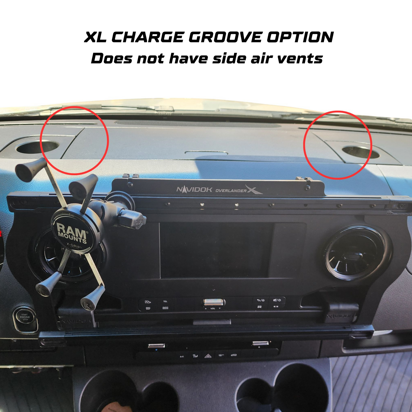 Charge Groove - Mercedes Sprinter Console Cable Organizer