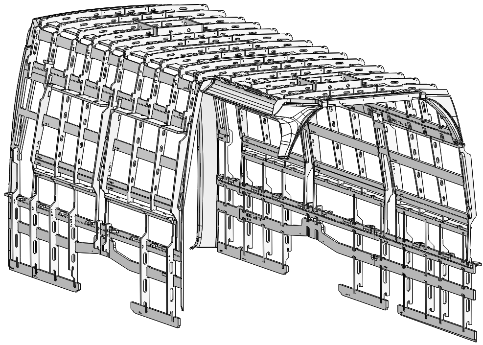 NVC Wall Framing Kit — Sprinter 170 EXTENDED (2019-current)