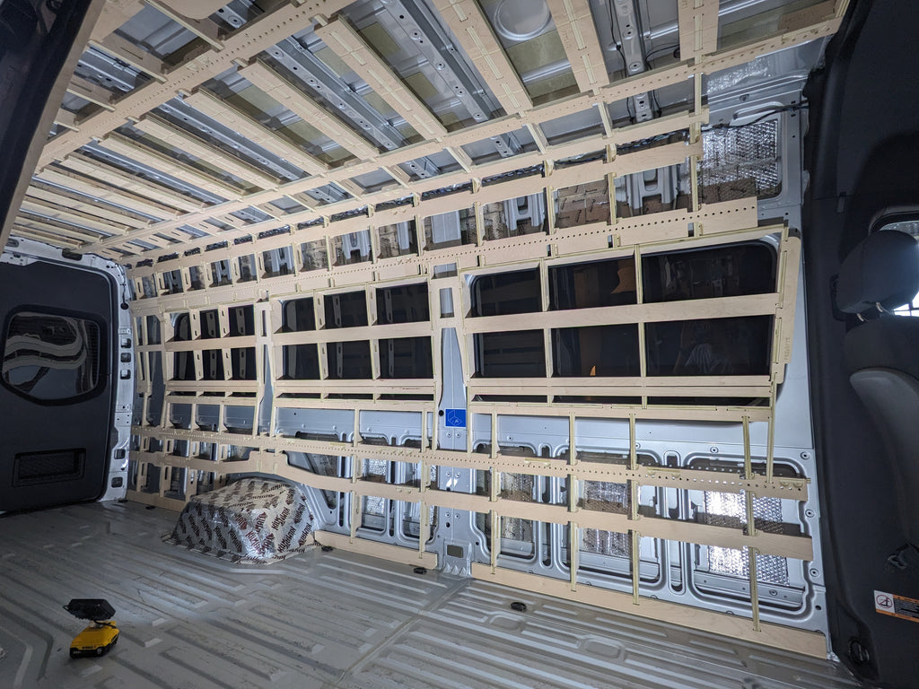 NVC Wall Framing Kit — Sprinter 170 EXTENDED (2019-current)