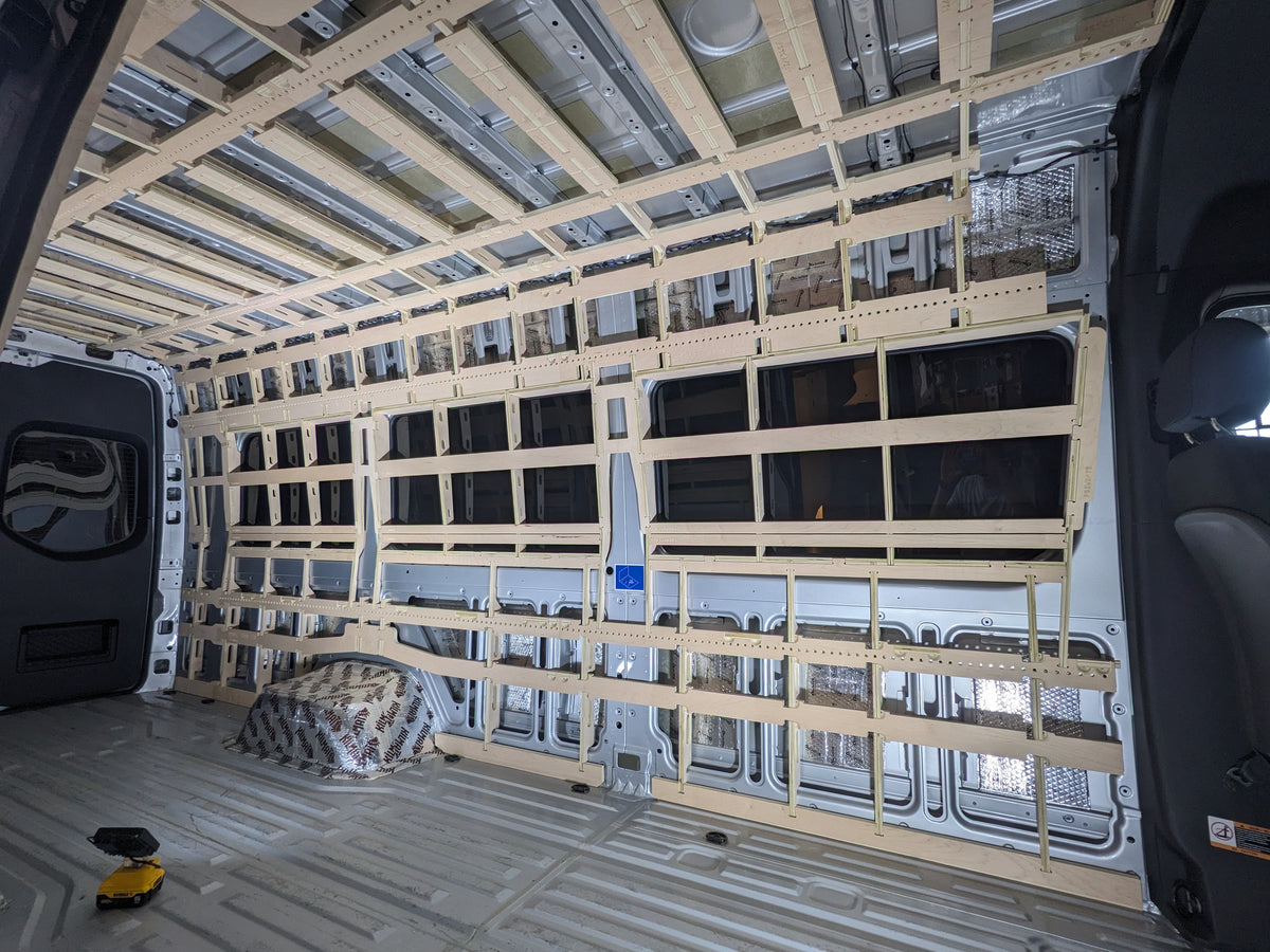 NVC Wall Framing Kit — Sprinter 170 EXTENDED (2019-current)