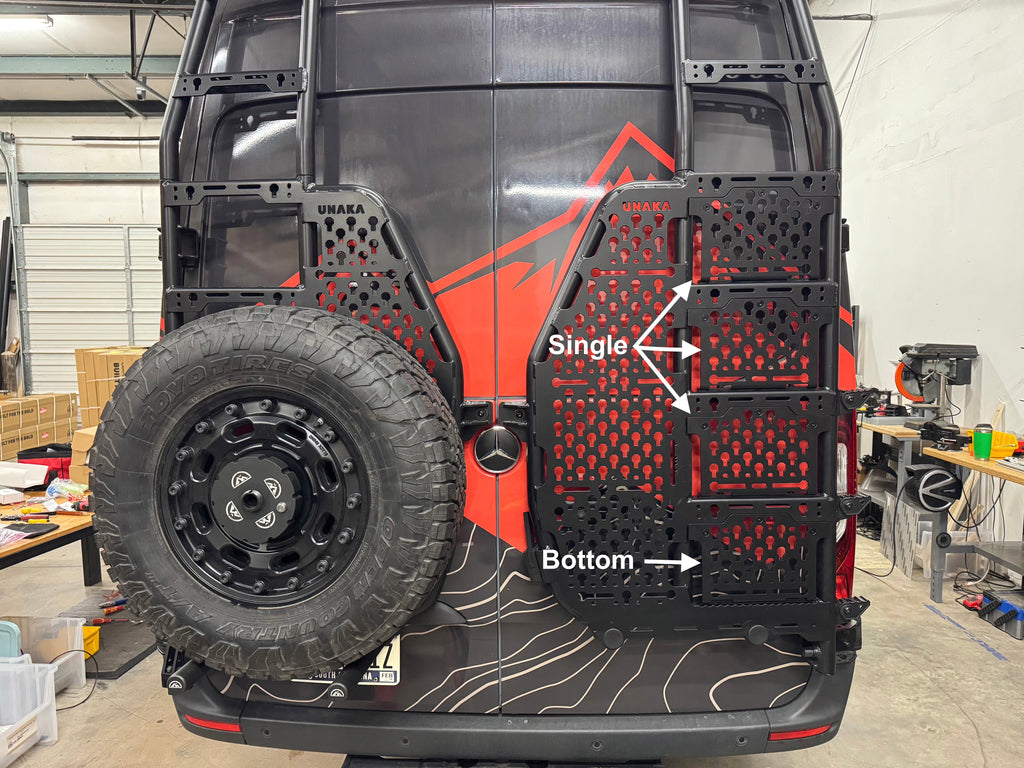 Rear Ladder System - Molle Panels