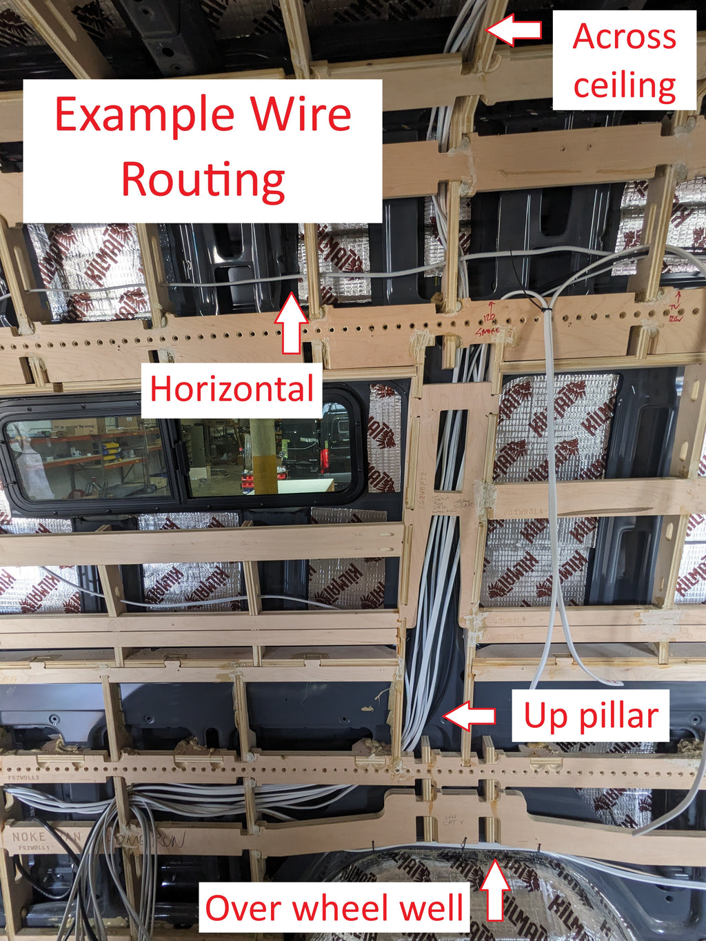 NVC Wall Framing Kit — Sprinter 170 EXTENDED (2019-current)