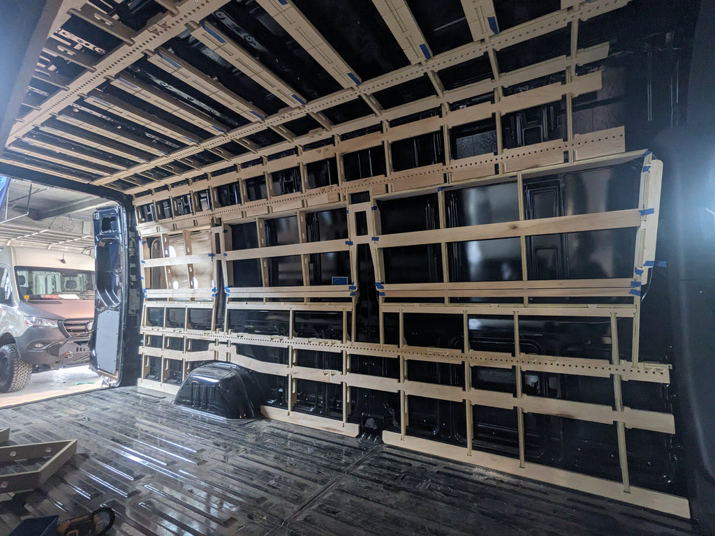 NVC Wall Framing Kit — Sprinter 170 (2019-current)
