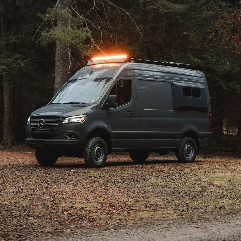 Mercedes Sprinter Roof Rack - Premium Light Bar - 170" EXT High Roof