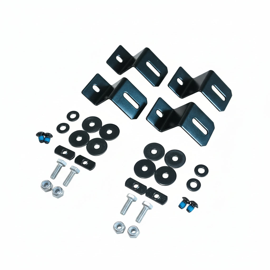 FLUSH MOUNT SOLAR PANEL BRACKETS - STAINLESS - 10 SERIES