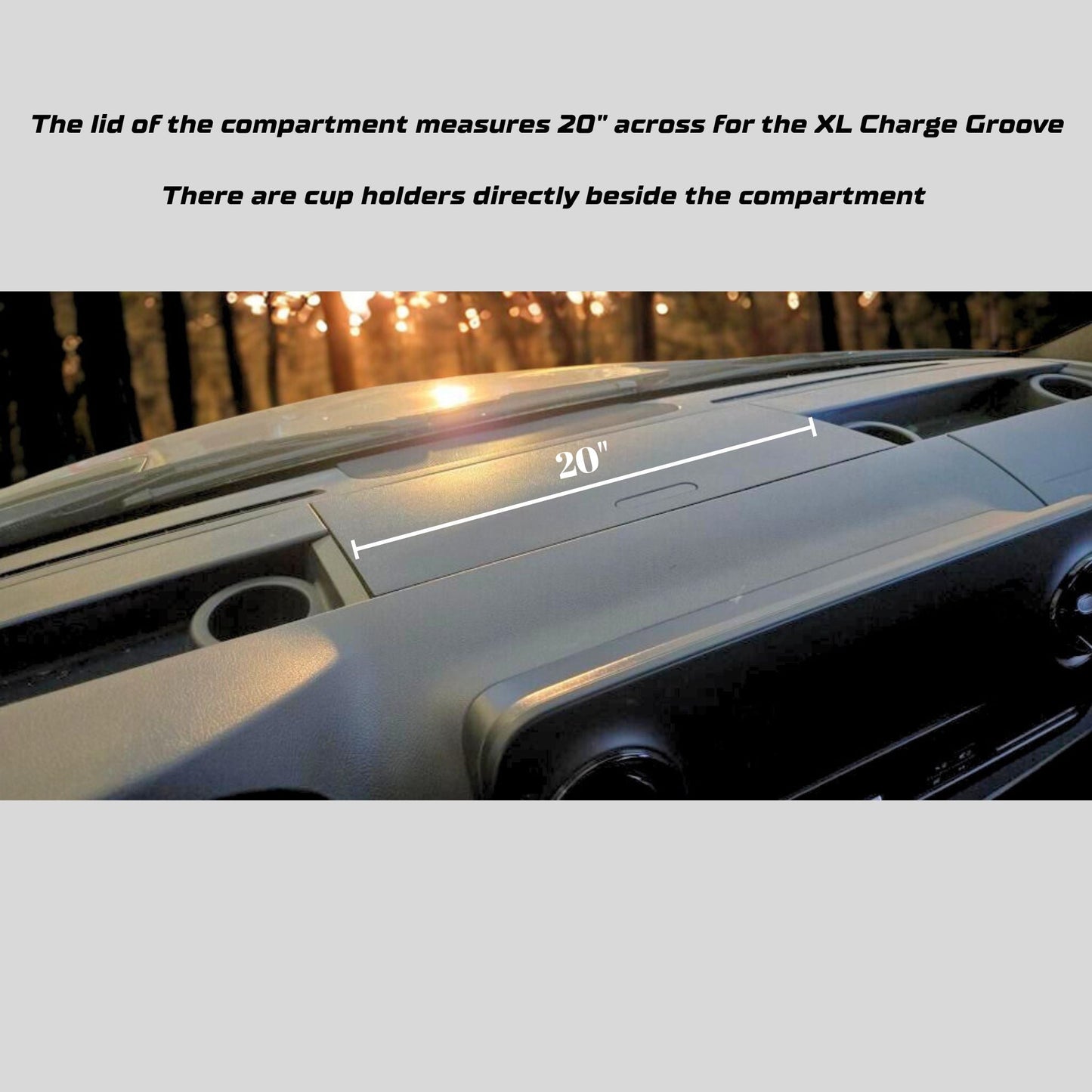 Charge Groove -  Mercedes Sprinter Console Cable Organizer